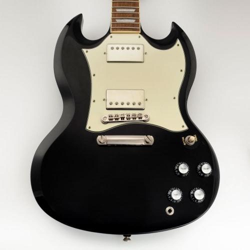 Musiclily Pro 11-Hole Full-Face Guitar Large Pickguard for EPI SG Standard Electric Guitars (Made In China) - 3-Piece Cream