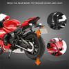 1/12 YAMAHA YZF-R1 Модель гоночного мотоцикла из сплава Литая модель уличного спортивного мотоцикла Имитация звука и света Игрушки для детей Подарок