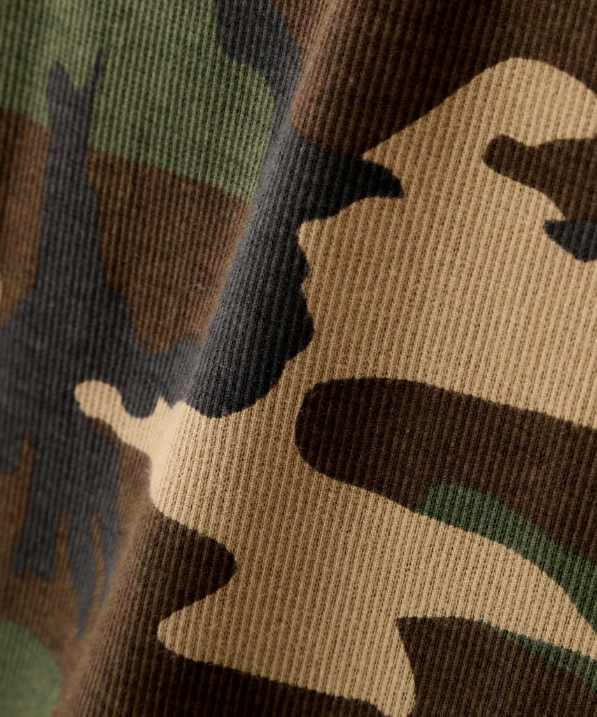 AVIREX DAILY RIB LONG SLEEVE NECK T-SHIRT(WEB Exclusive) CAMOUFLAGE men's XL olive camouflage 783-5930020