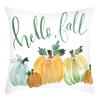 New Cross-cuddle Pillow Cover English Letters Thanksgiving Pumpkin Print Cushion Home Sofa Cushion Cover