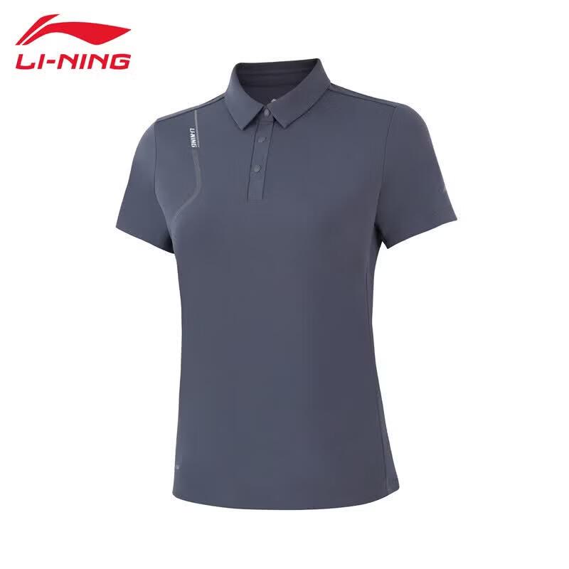 Li-Ning Женская футболка-поло с коротким рукавом APLW248