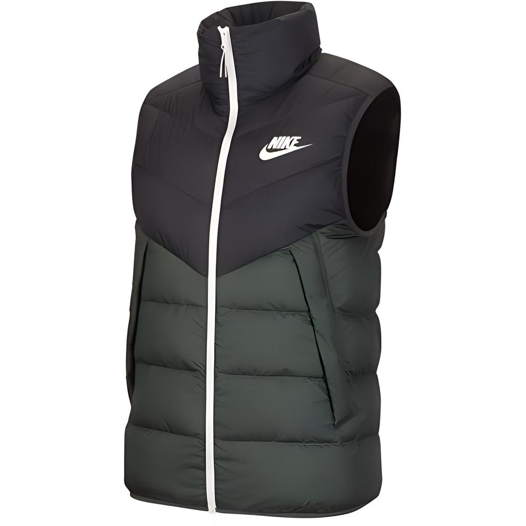 Nike Пуховик Зимний Мужской Черный Зеленый Мультиколор CV8975-045