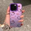 KT кошка чехол для iPhone16Pro 15/14/13 лазерный 12 Apple 11XsMax/plus
