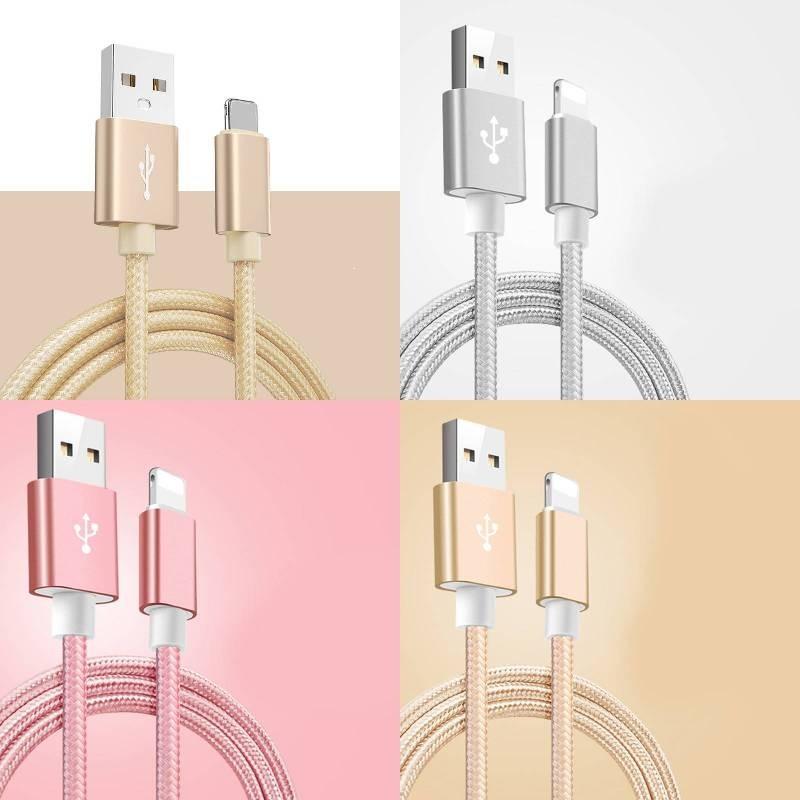 Зарядный кабель Type C для Android Apple Samsung Huawei Xiaomi Быстрая зарядка С плетеным материалом Для мобильных устройств