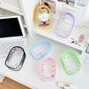 PVC Data Cable Storage Bag Transparent Dolls Outdoor Bag Plush Dolls Storage Pouch  for 13cm Dolls