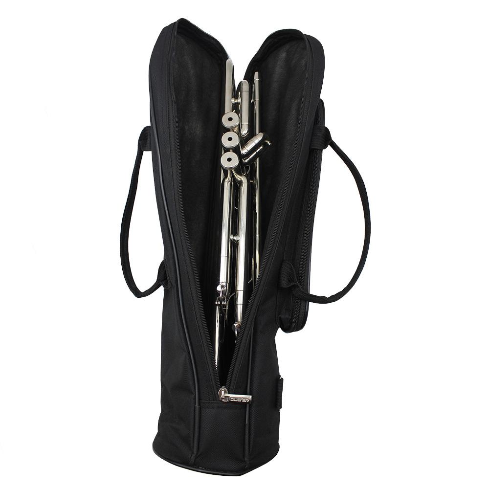 Труба Bb B Flat Bras Exquisite с мундштуком в перчатках