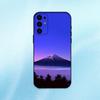Чехол для телефона с природным пейзажем для Samsung S25,24,23,22,30,21,10,9,Ultra,Plus,Lite Мягкий черный чехол