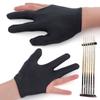 Breathable Snooker Gloves Spandex Three Finger Gloves New Billiard Accessories  Men Women