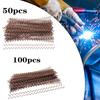 Dent Pulling Wire 50x/100x 320mm Point Welding Electrodes Wave Wires Spotter Consumable for Automotive Sheet Metal Repair