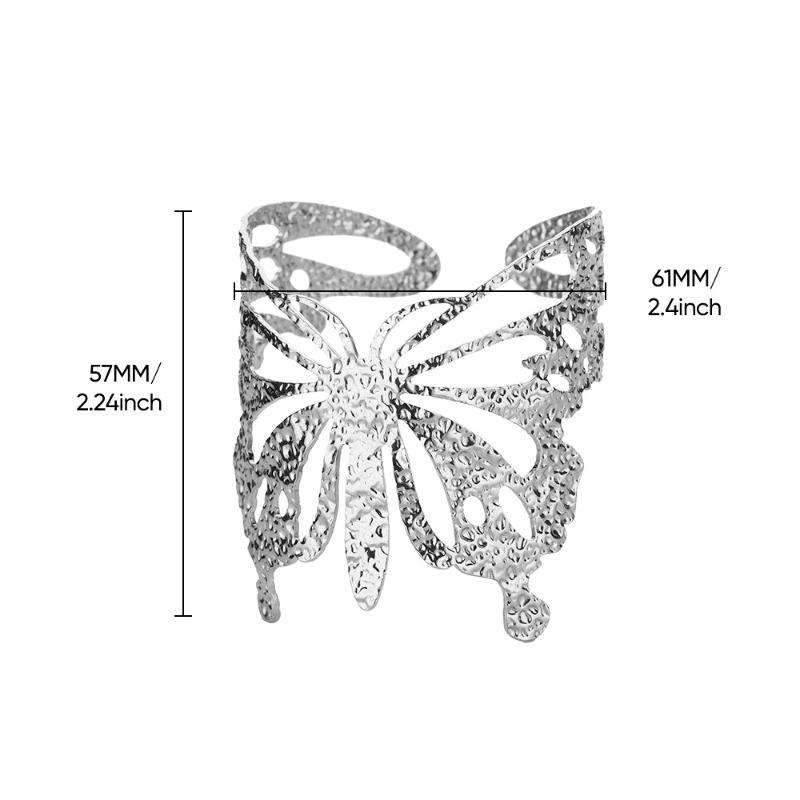 Новый простой широкий браслет из нержавеющей стали, уличный хип-хоп, преувеличенный браслет с золотым покрытием