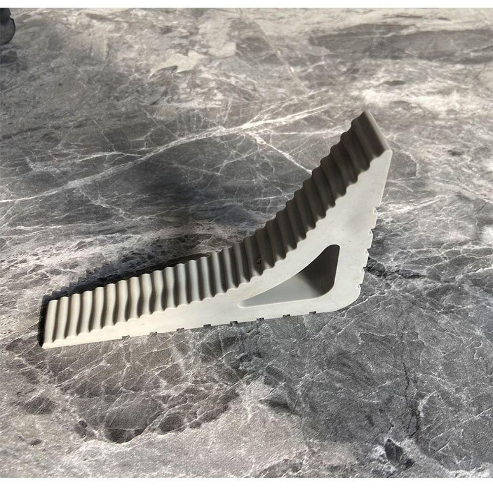 Shock Absorbent Door Stops Triangle Shape Door Block Anti-collision Door Stopper  Home Office