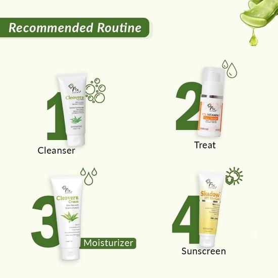 Крем Fixderma Cleovera, увлажняющий крем для кожи с алоэ вера, снимает воспаление и помогает после операции, после бритья и депиляции, без парабенов - 60 г