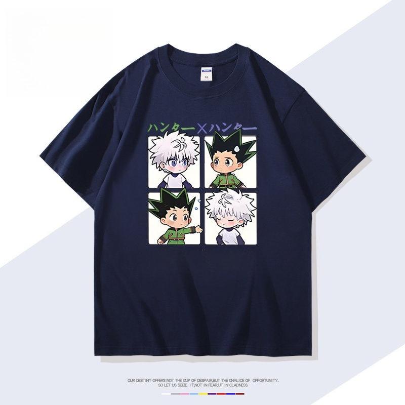 Аниме Hunter X Hunter Футболка с принтом Killua Унисекс и Женская Футболка Унисекс Топ Спортивная Футболка Унисекс Летняя Футболка 2026