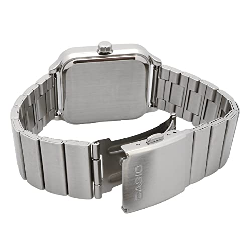 CASIO Стандартные Аналоговые Мужские Наручные Часы с Фазами Луны MTP-M305D-1AV Металлический Ремешок Черный Зарубежная Модель