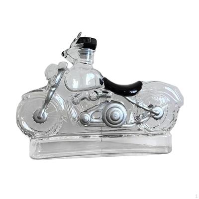 Мотоциклетный графин для виски Мужской подарок для папы на день рождения, Прозрачный, Пустая винная бутылка, для дома
