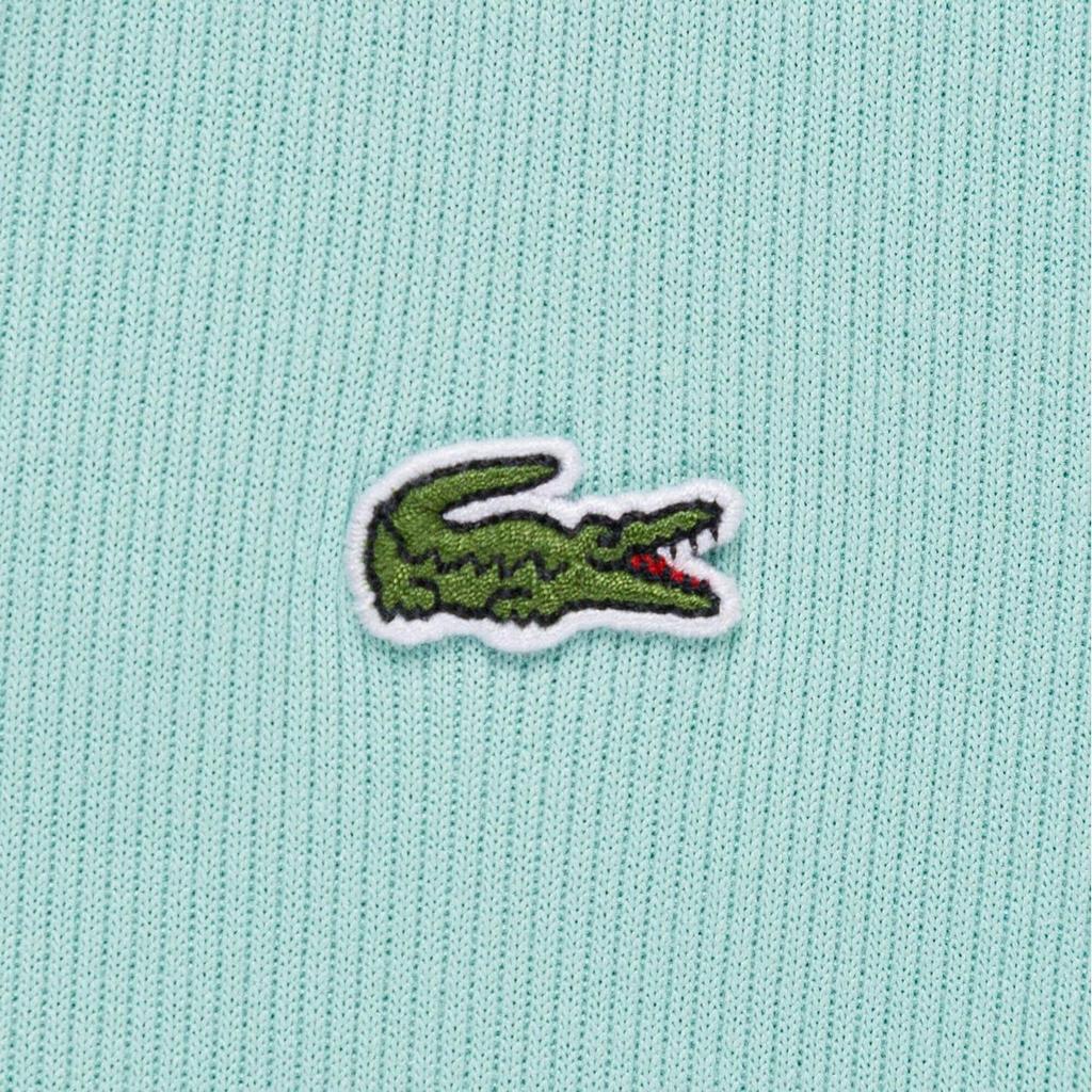 Lacoste Женская/дамская облегающая рубашка-поло в рубчик L.12.D