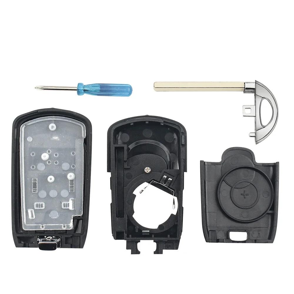 KEYYOU модифицированный чехол для дистанционного ключа автомобиля для Opel Vauxhall Adam Astra Mokka Zafira для Chevrolet Cruze Keyless-go 4 кнопки
