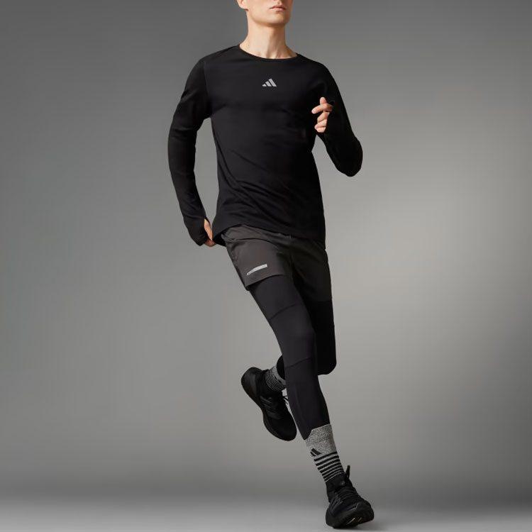 adidas Мужские футболки Ultimate Черный круглый вырез Утолщенные Прямой крой IB6390
