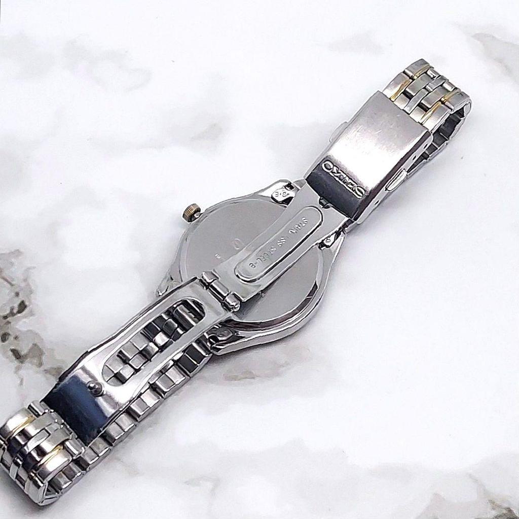 [USED] SEIKO Solar Women's Watch Shell Date