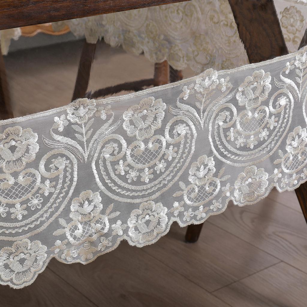 Стильная скатерть из ПВХ с расширенным краем, новая водонепроницаемая и маслостойкая скатерть для обеденного стола F пылезащитная прозрачная круглая скатерть