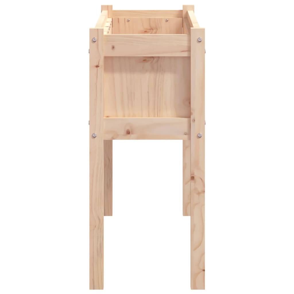 Plant Pot with Legs 110 x 31 x 70 cm Solid Pine Wood