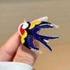 Brooch Swallow Bird Brooch Rhinestone Metal Cartoon Girl Cute Oil Drop Pin