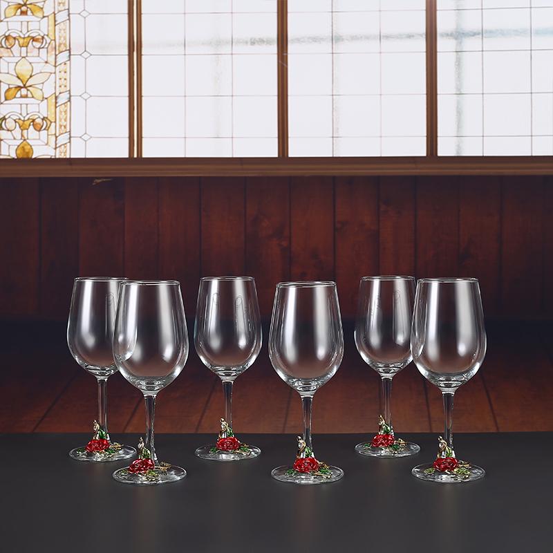 Металлический хрустальный бокал, набор бокалов для красного вина, графин, бутыль, диспенсер для вина, винный набор, барная посуда, барные наборы, посуда для напитков, изысканный подарок