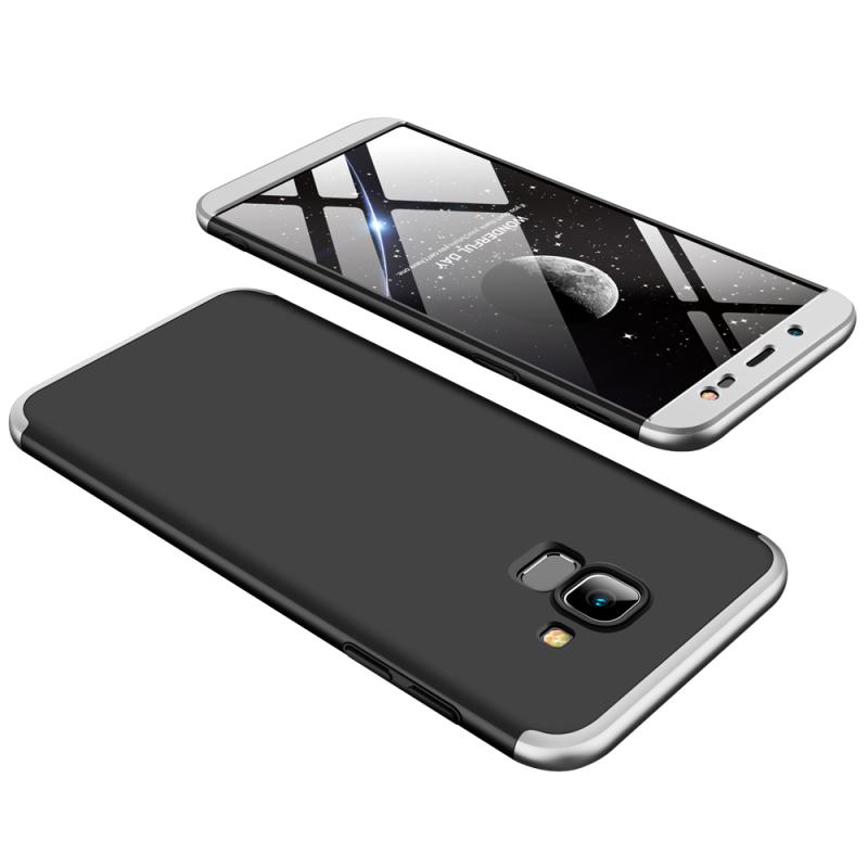 Для Samsung J6 2018/on 6 Ультратонкий 360-градусный Нескользящий Ударопрочный Полностью Защитный Чехол