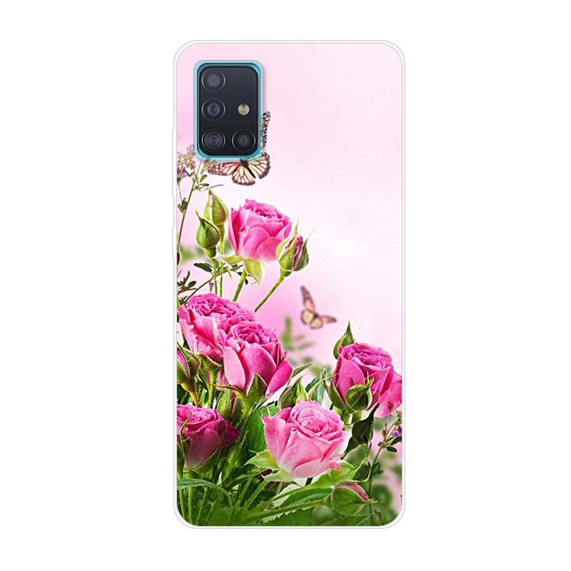 Для чехла Samsung Galaxy A71 A51 M31 Чехол M31S Мягкий силиконовый задний чехол для Samsung A71 M31S Чехол A 51 Ударопрочный чехол M31 Чехол