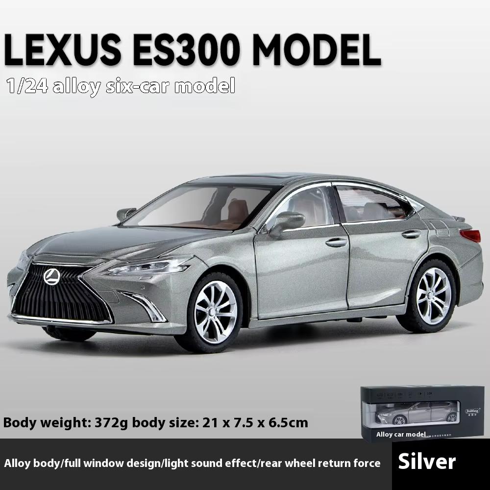 Новый 1:24 Lexus ES300 большой люксовый представительский седан литой металлический автомобиль модель со звуком и светом серия Pull Back подарок на день рождения