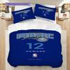 Magic Basketball Team Logo Three-piece set(1 * duvet cover + 2 * pillowcase, without core)Soft and comfortable Duvet cover and pillowcase