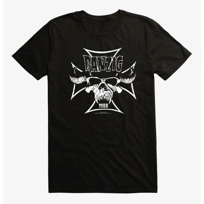 Футболка с логотипом Danzig Cross Skull, очень мягкая, новая, распродажа