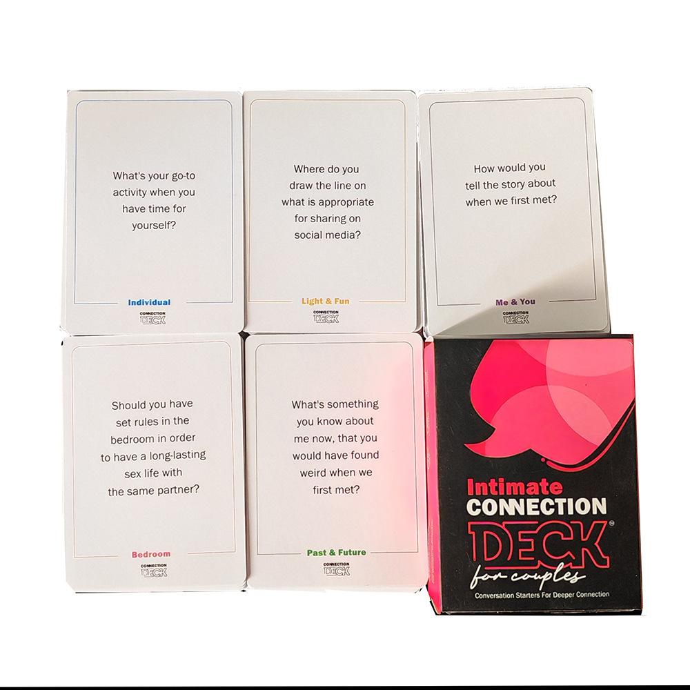 Английская версия Comeciton Deck Парные игровые карты, настольная карточная игра «Нежные разговоры»