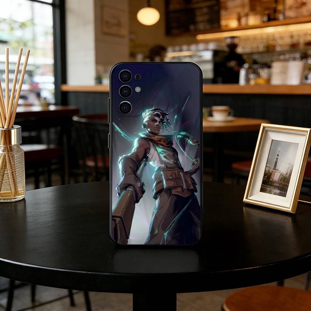 Time Assassin Ekko Phone Case Black Silicone Soft For Samsung S25,S24,S21,S22,S23,S30,Ultra,S20,Plus,Fe,Lite