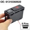 61318368920 For BMW E46 E53 E85 E86 X5 Z4 M3 325 3 Series Hazard Emergency Light Switch Warning Button with Central Lock