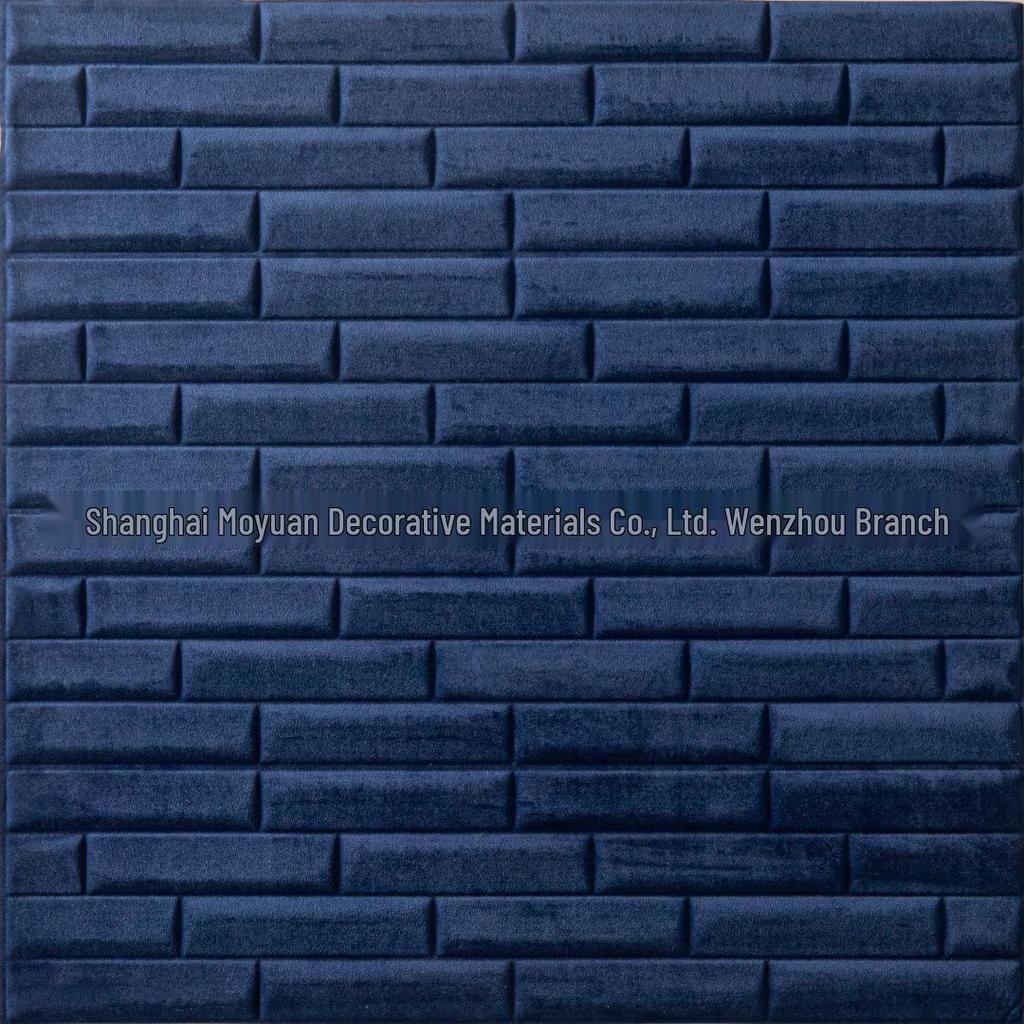 Водонепроницаемая 3D складная плюшевая самоклеящаяся наклейка на стену из саржи — мягкая, противоударная конструкция.