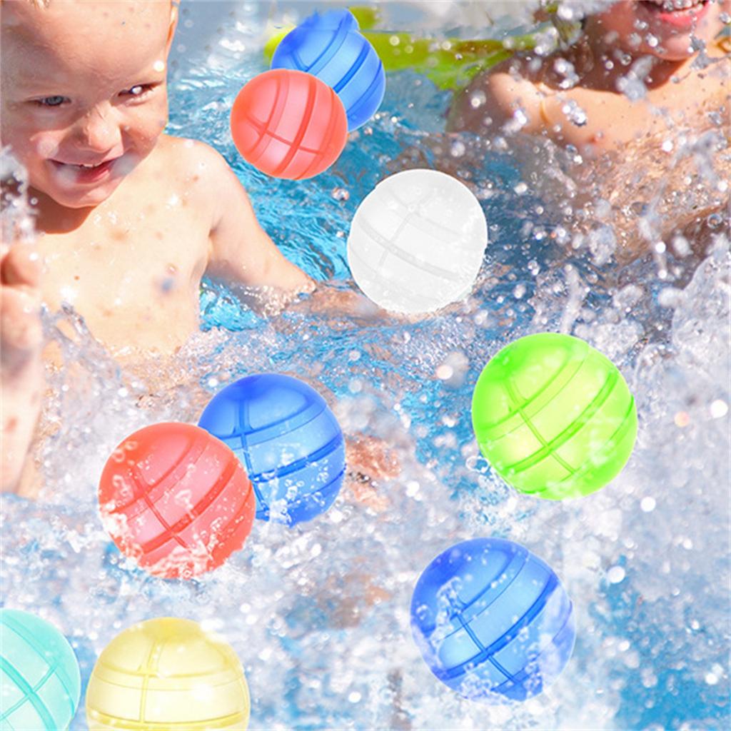 7шт многоразовые водные игрушки, надувные водные игрушки для детей и взрослых, летняя вечеринка, силиконовые водные игрушки для активного отдыха
