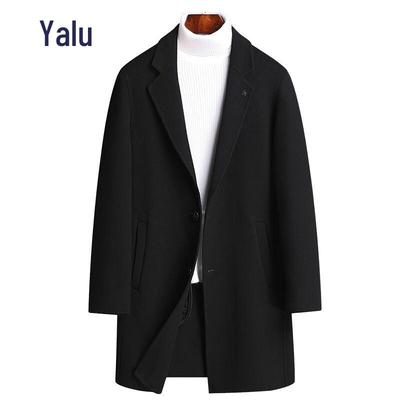 Мужское двустороннее шерстяное пальто Yalu YDYDPG2266