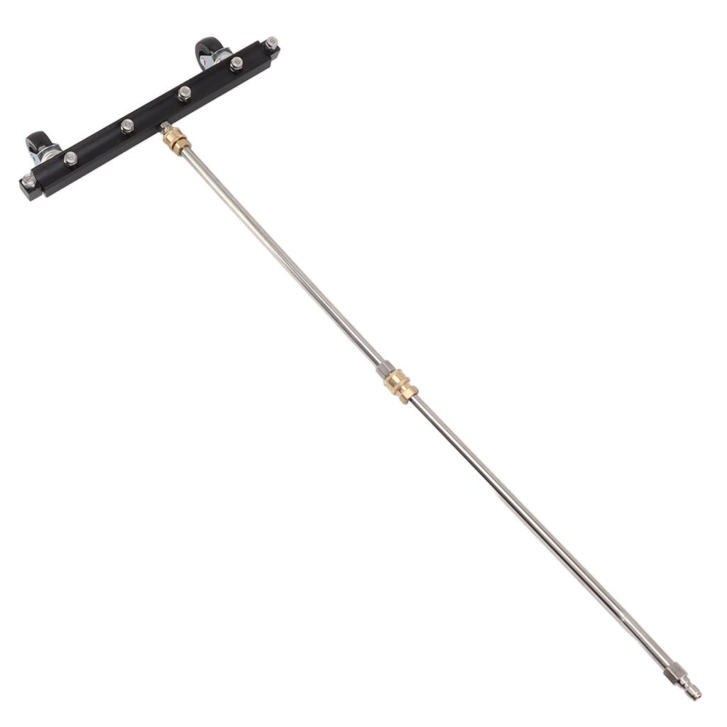 Мойка высокого давления для чистки днища с 6 насадками, 2 удлинительными трубками, щетка для мытья под автомобилем