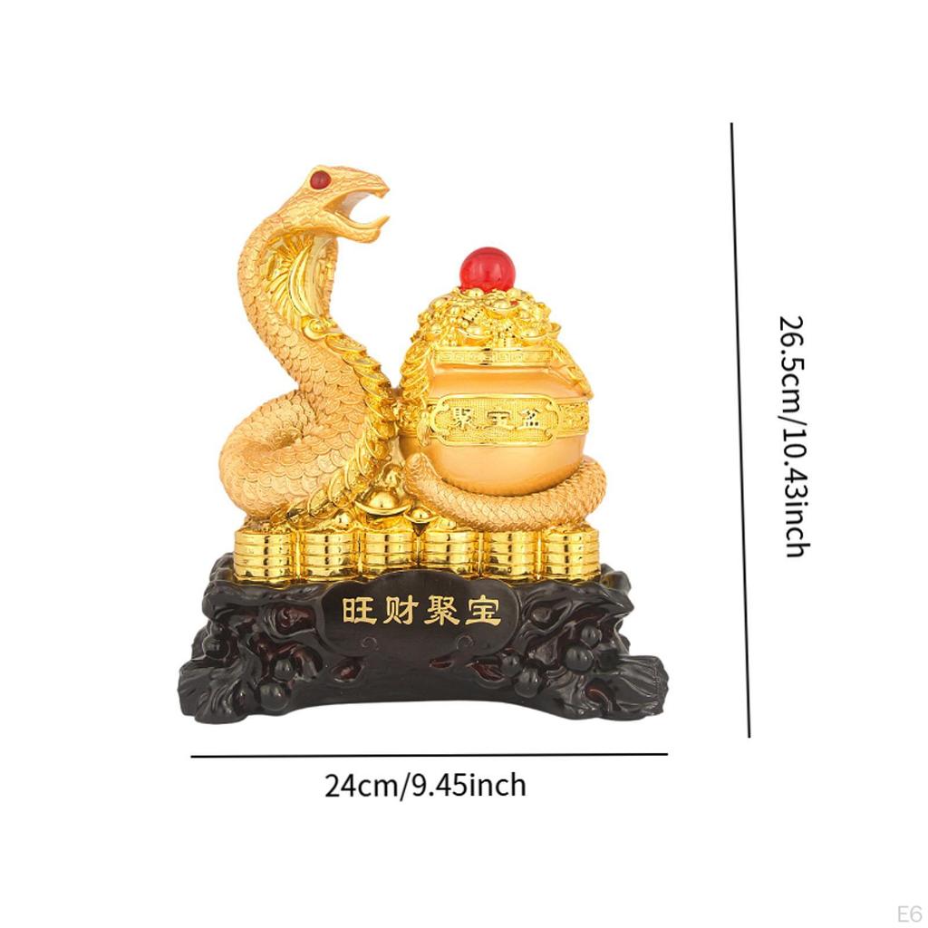 Весенний фестиваль фигурка змеи декоративный элемент для офиса