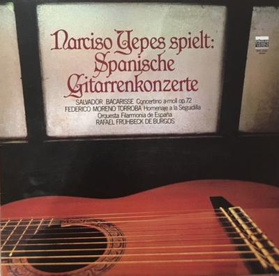 Виниловая пластинка NARCISO YEPES - Narciso Yepes Spielt: Испанская гитара VMS2090 Schwann Musica 1980 Германия Классическая Б/у