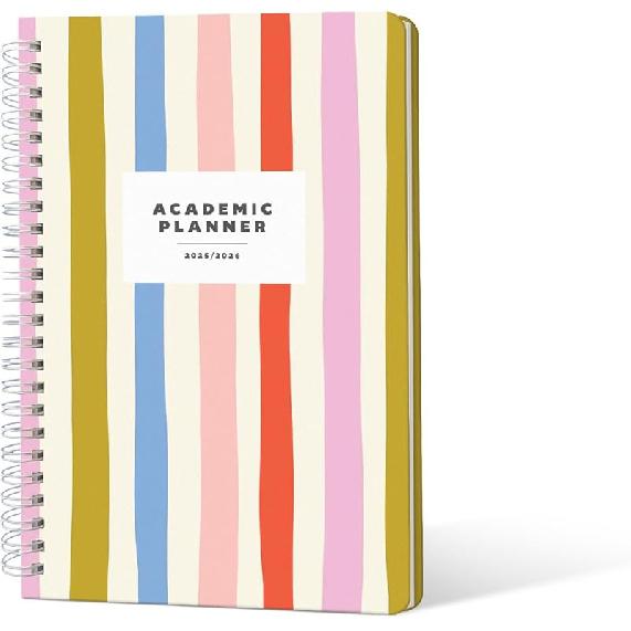 Академический планировщик Sweetzer & Orange 2025-2026 – Студенческий планировщик на август 2025 г. по июль 2026 г. – Еженедельный и ежемесячный разворот – Прочная обложка и наклейки