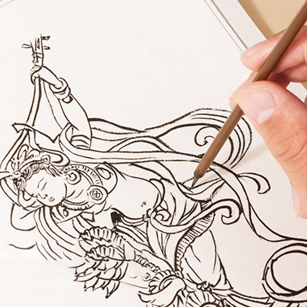 Пейзаж Китайская живопись Эскиз Базовый учебник Нарисованная от руки линия Черновой Учебник Художник