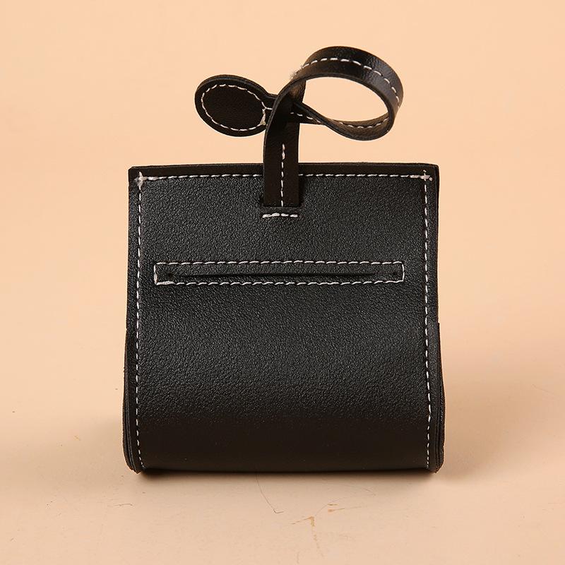 Dog Poop Bag Cover PU Leather, Dog Waste Bag Dispenser Soft PU Leather Puppy Poop Bag