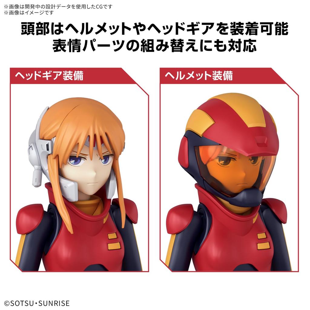 BANDAI SPIRITS Standard Mobile Suit Gundam ZZ Ple Two Plastic Model Kit Figure-rise Pre-colored