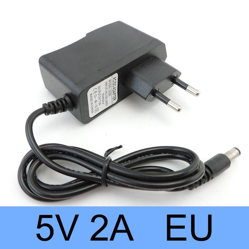 AC 110V 240V To DC 5V 1A 2A 3A 5V2A 5V1A 5.5x2.5mm Power Supply Adapter Charger 1000ma 2000ma 3000ma Converter for Strip Light