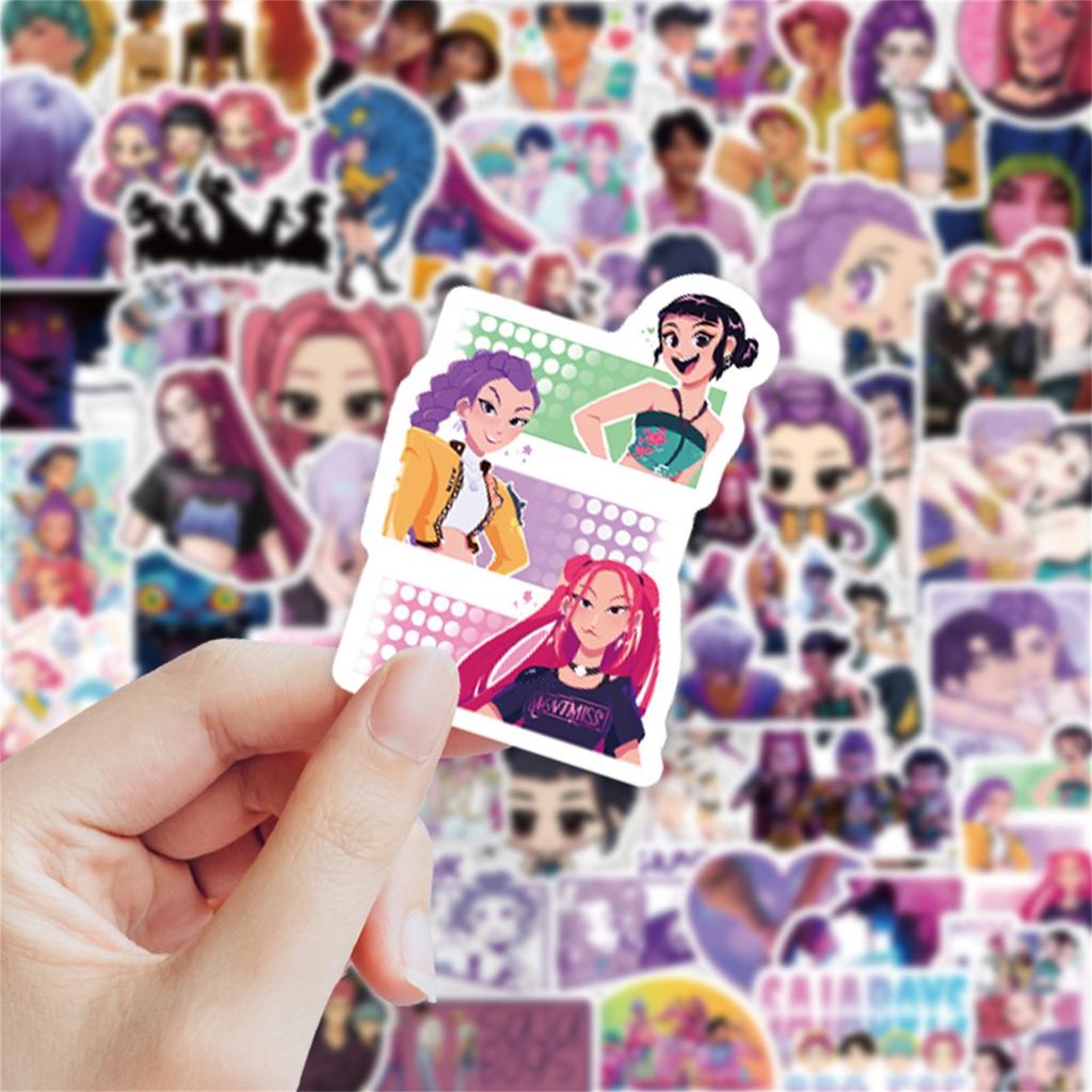 Наклейки 75 шт., Наклейка на ноутбук, Водонепроницаемые виниловые наклейки, Наклейка на автомобиль, Мотоцикл, Велосипед, Багаж, Декаль, Нашивки, Наклейка на скейтборд, Наклейки для DIY