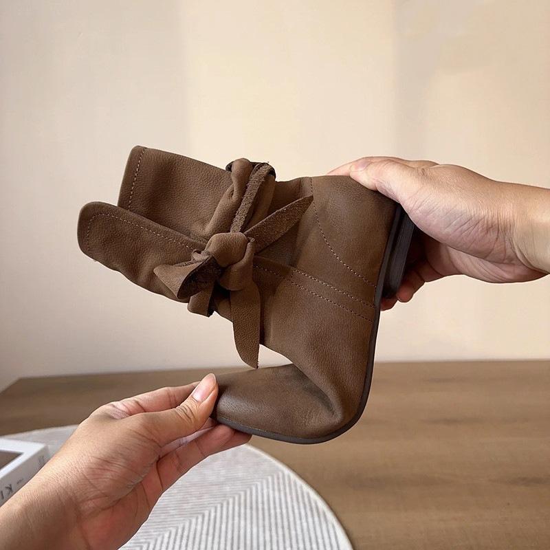 Ботинки Martin Retro с завязками, женские, утягивающие, с внутренней стороны, увеличивающие рост, рыцарские сапоги, короткие, маленькие