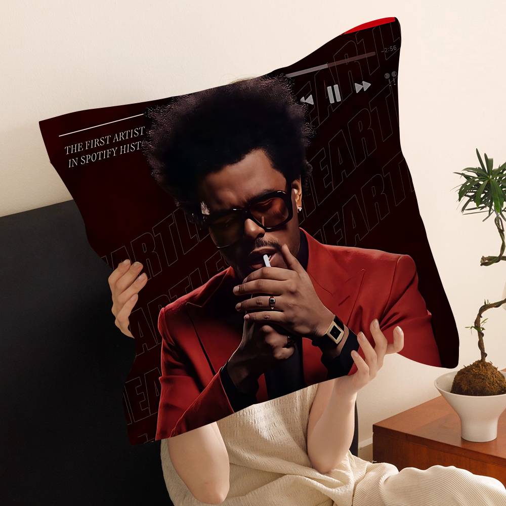 Подушка с принтом The Weeknd, наволочка, декоративная наволочка для подушки, чехол для подушки с принтом для дивана