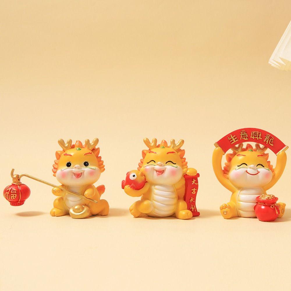 Зодиакальный дракон Дракон Микро Ландшафтные украшения Автомобильные аксессуары